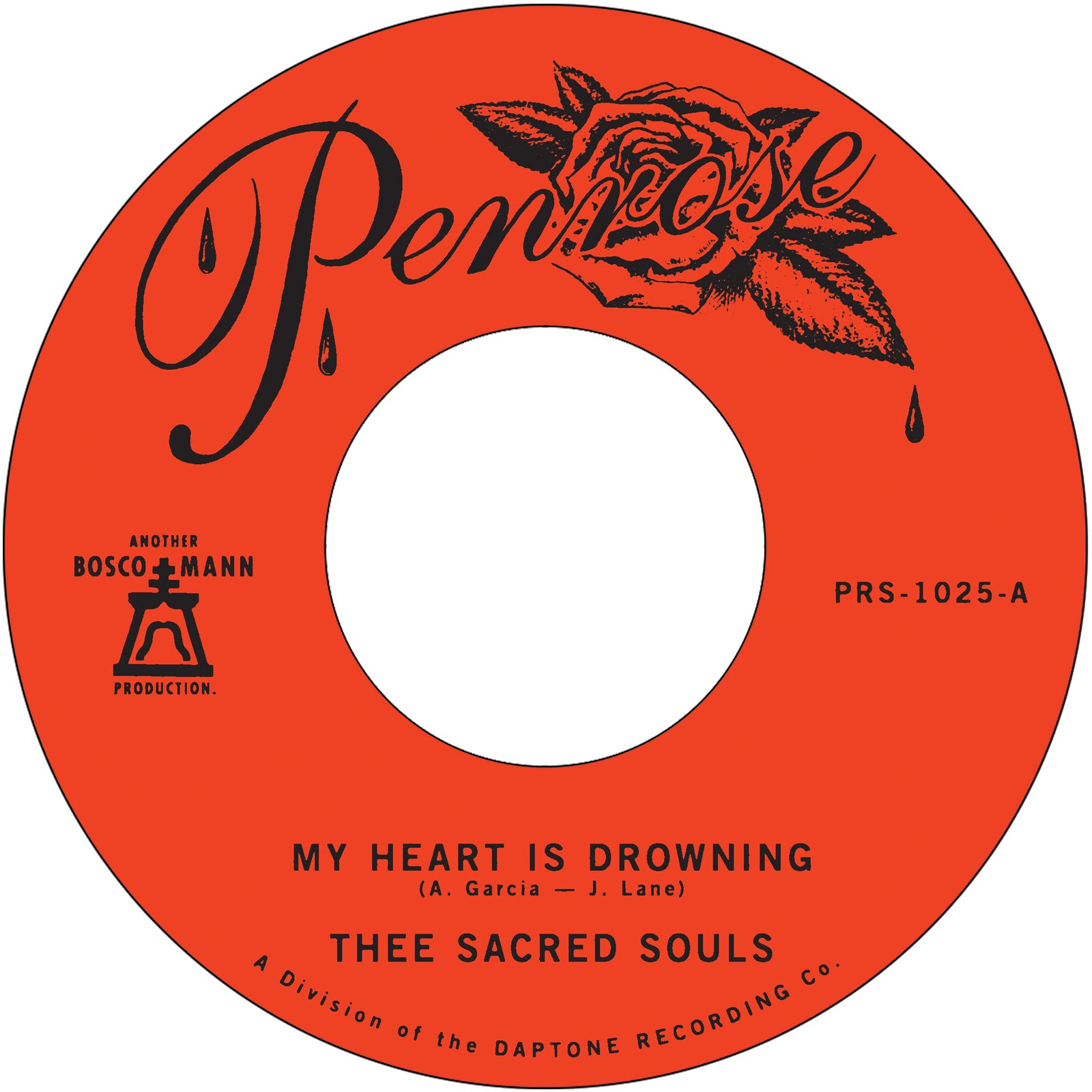 Thee Sacred Souls - "My Heart is Drowning" / "Stuck in the Mud" 45