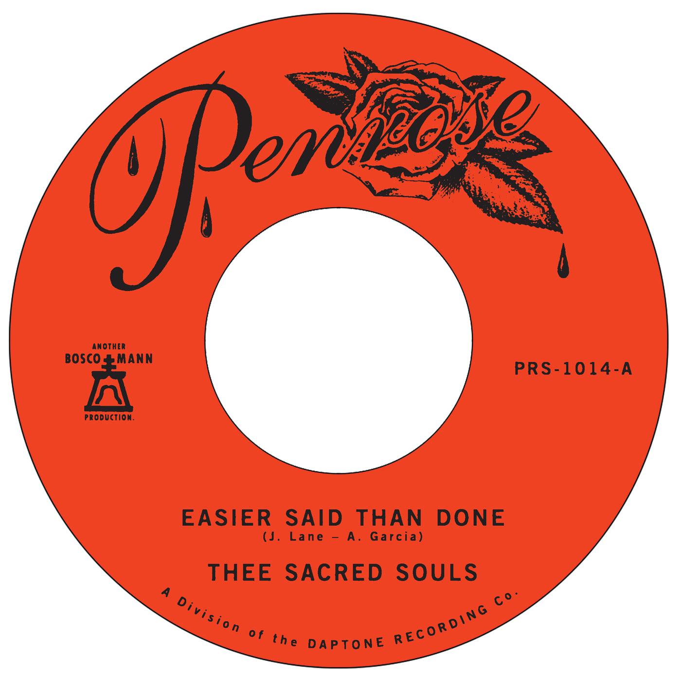 Thee Sacred Souls - Easier Said Than Done 45