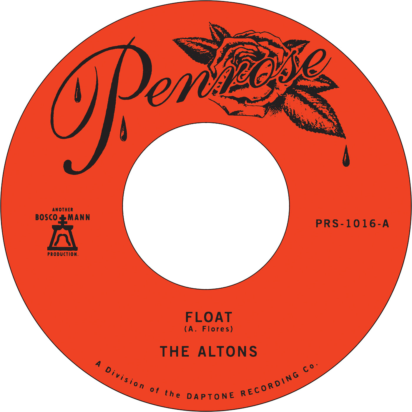 The Altons - "Float" / "Cry For Me" 45